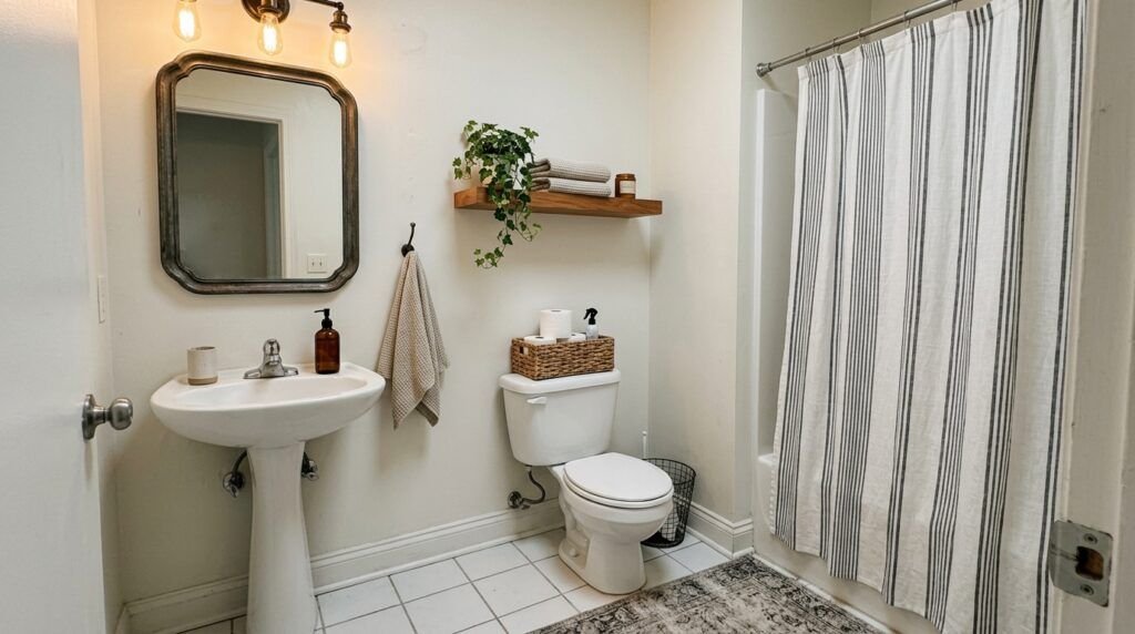 Vintage Farmhouse Bathroom