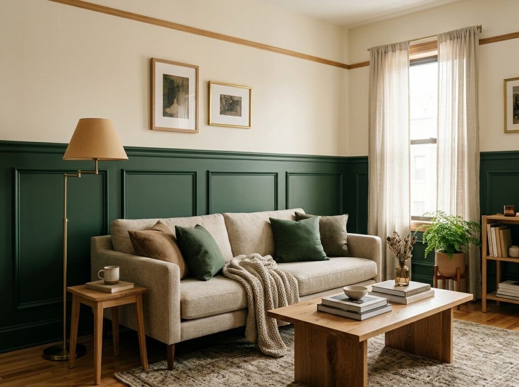 Half Wall Paneling Ideas
