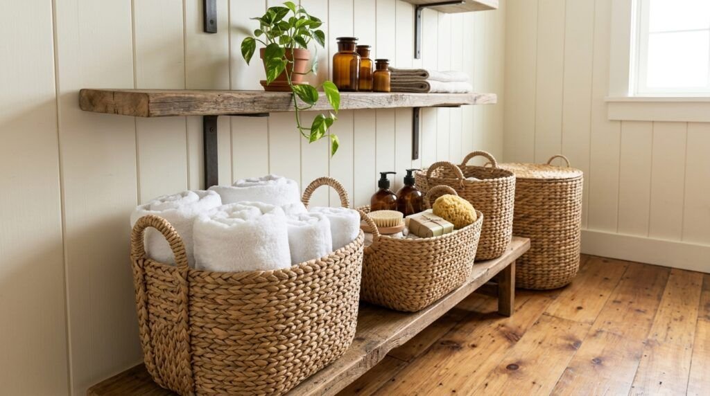 Vintage Farmhouse Bathroom